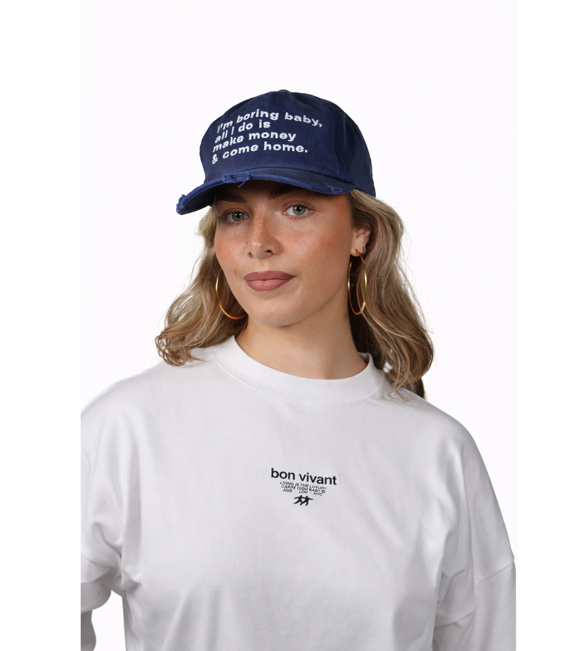 Washed Im Boring Cap