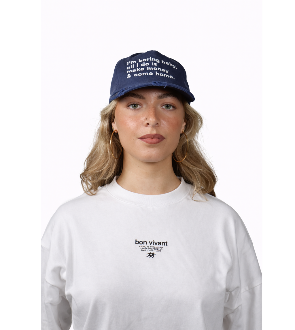 Washed Im Boring Cap