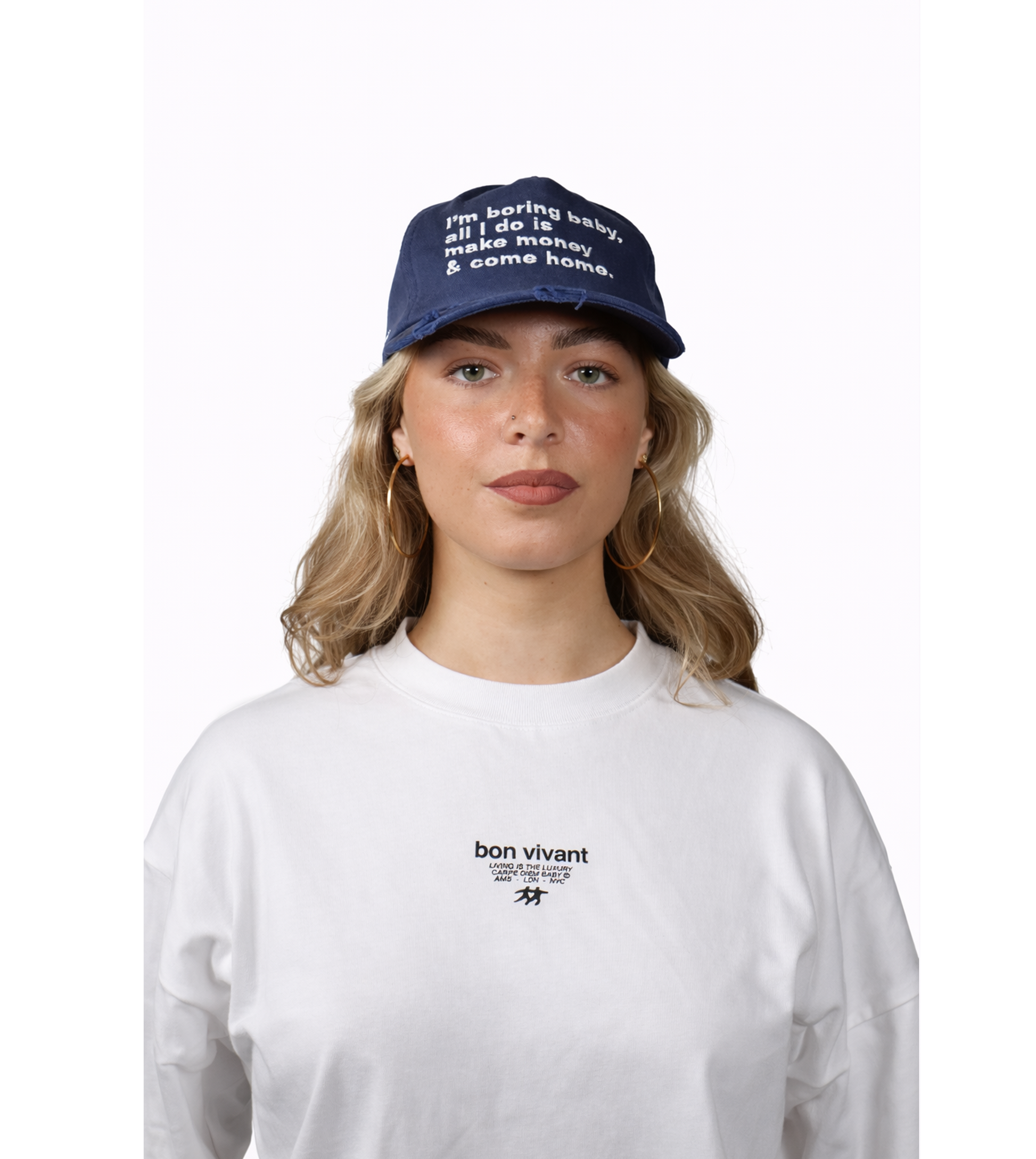 Washed Im Boring Cap